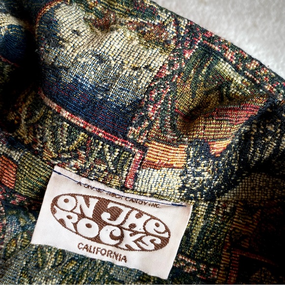 On The Rocks , California, tapestry coat. size X-Large, 1X, womens, vintage. - Picture 2 of 13